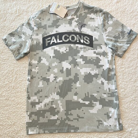 Nike NWT Dry-Fit Atlanta Falcons Salute to Service Men's Medium Shirt - Picture 1 of 4